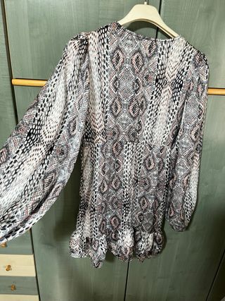 Vestito fantasia pitone manica lunga