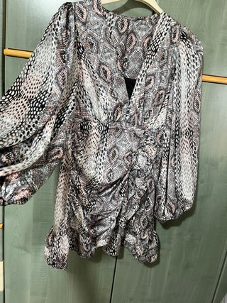 Vestito fantasia pitone manica lunga