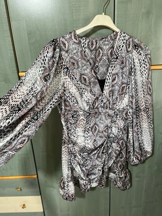 Vestito fantasia pitone manica lunga