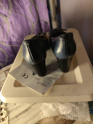 Zapatos Lince Mujer Azul Talla 38