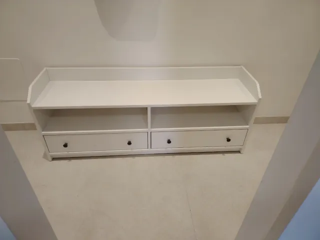Mueble de entrada blanco