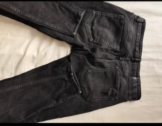 Pantalón tejano negro Pull&Bear hombre