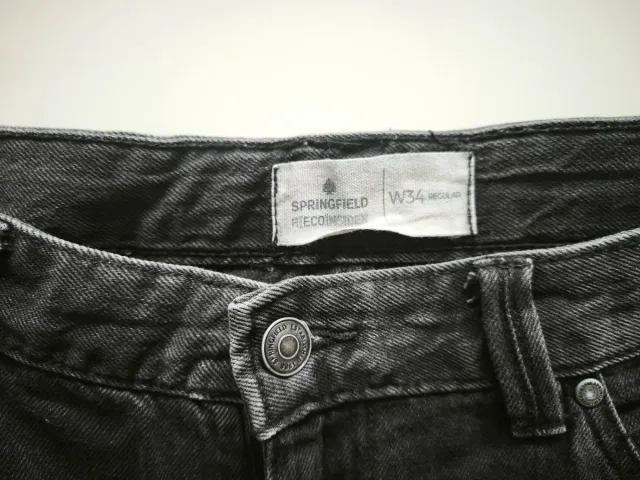 Pantalón corto Springfield negro Talla W34