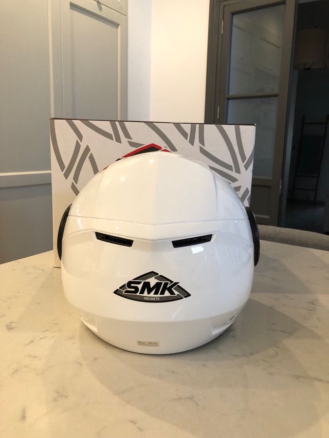 Casco Jet SMK Blanco Talla L