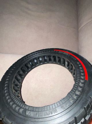 Rueda maciza patinete eléctrico