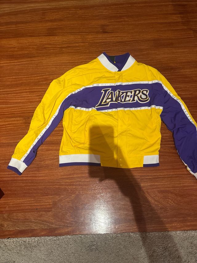Chaqueta Lakers Morada y Amarilla