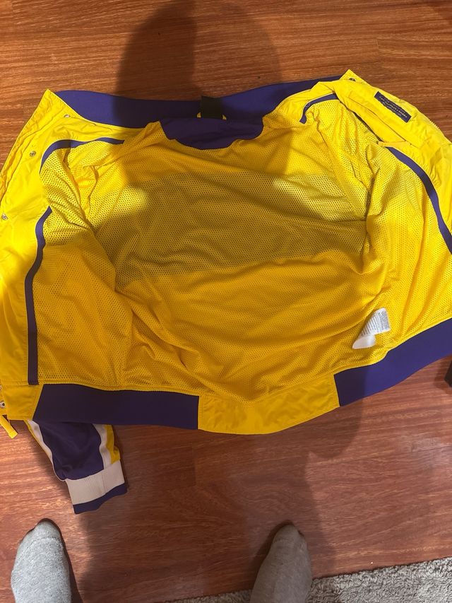 Chaqueta Lakers Morada y Amarilla