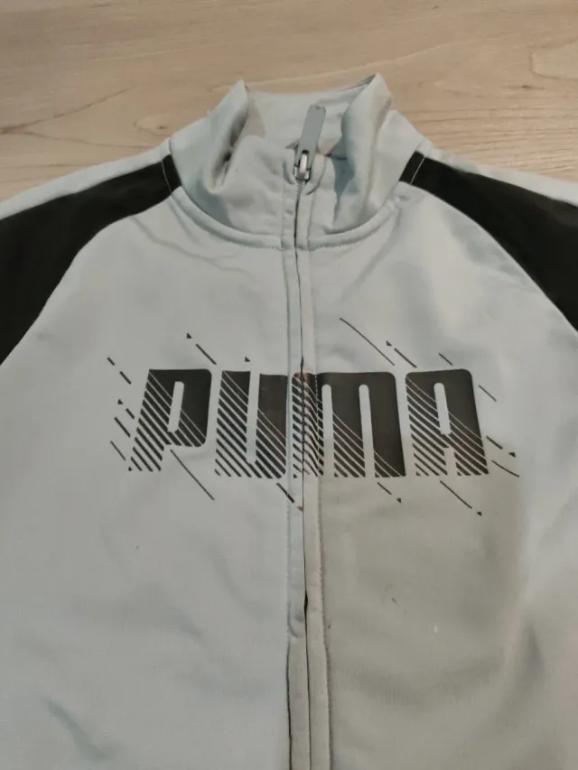 Chándal Puma niño gris y negro