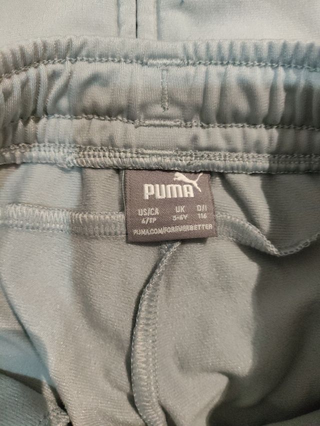 Chándal Puma niño gris y negro