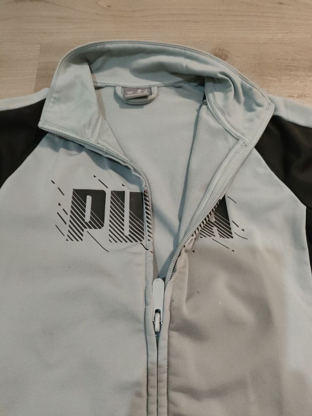 Chándal Puma niño gris y negro