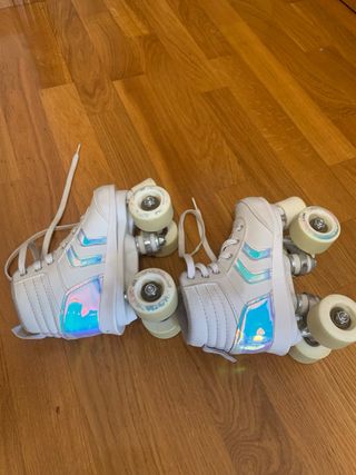 Patines Oxelo Quad 100 Lila Talla 31