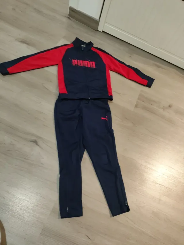 Chándal Puma niño azul y rojo