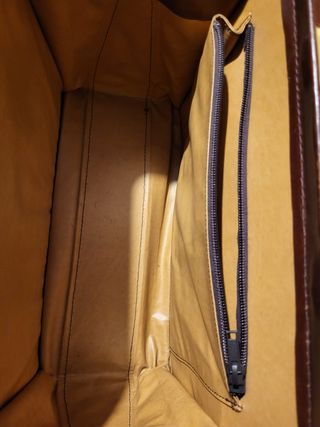 Borsa da medico o professionista in pelle marrone