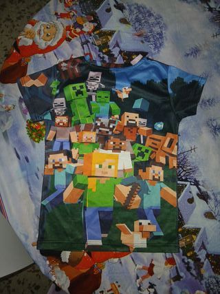 Camiseta Minecraft Talla 6 a 7