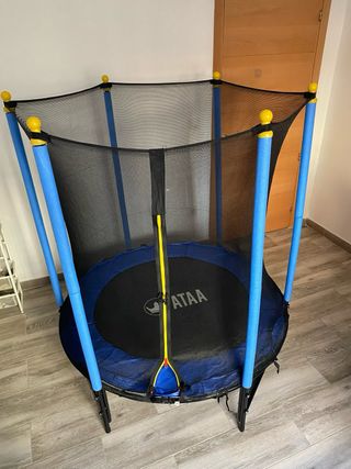 Cama elástica infantil ATAA con red de seguridad