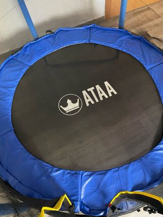 Cama elástica infantil ATAA con red de seguridad