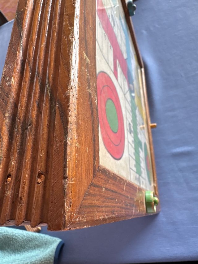 Parche vintage de madera