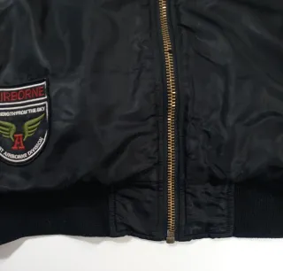 Chaqueta Bomber Vintage Dressing Negra