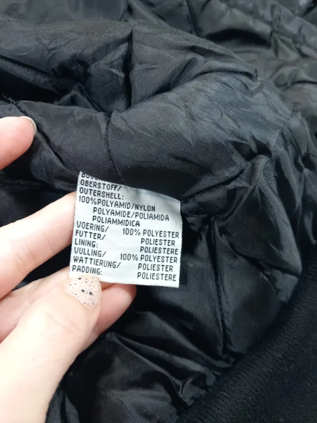 Chaqueta Bomber Vintage Dressing Negra