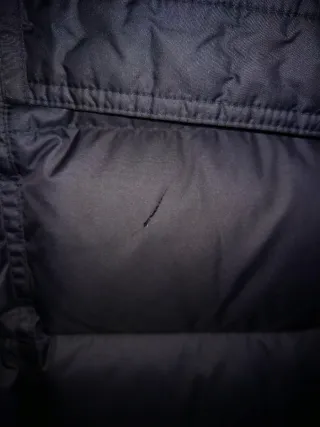 Abrigo plumífero Burberry negro