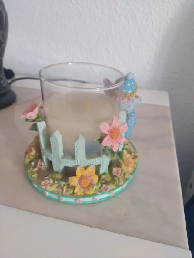 Vela decorativa payaso y gatito