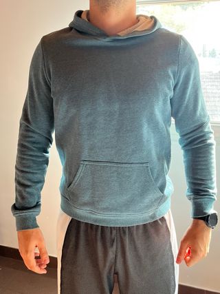 Sudadera DOMYOS verde/azul