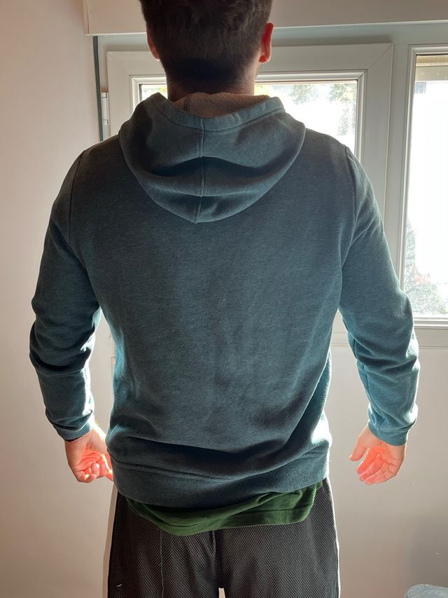 Sudadera DOMYOS verde/azul