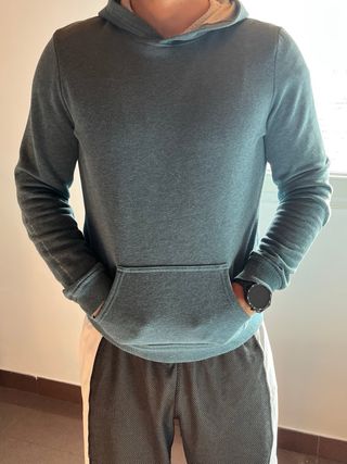 Sudadera DOMYOS verde/azul