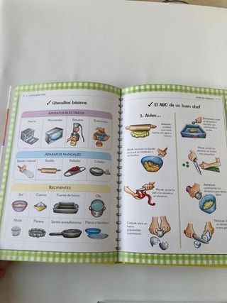 2 Libros Experimentos y Cocina para niños