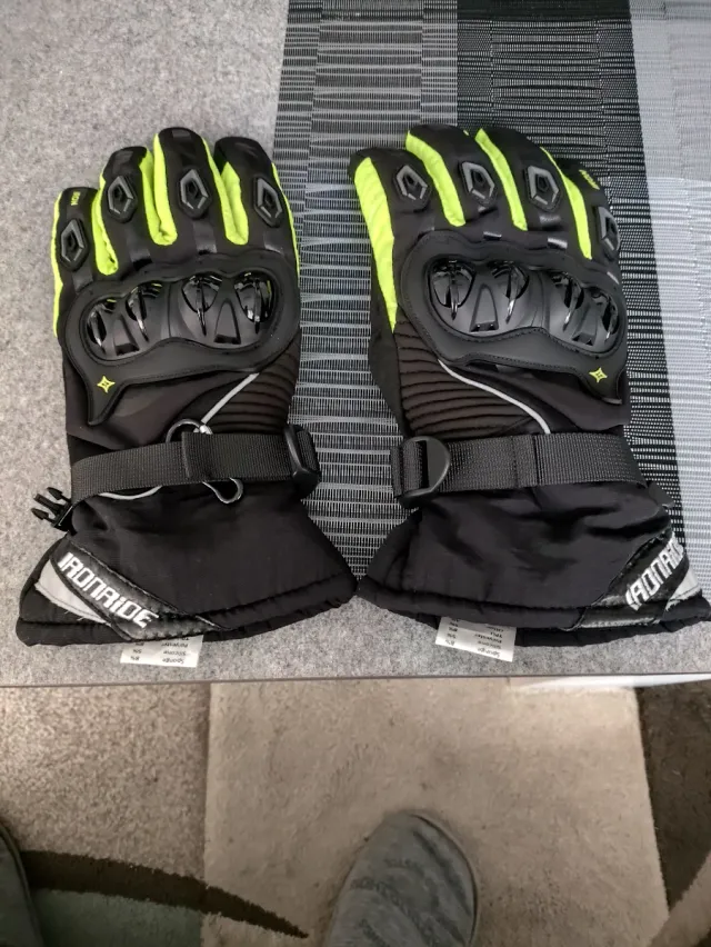 Guantes Moto Ironride Neón
