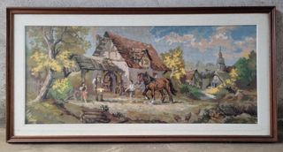 Quadro vintage a mezzo punto