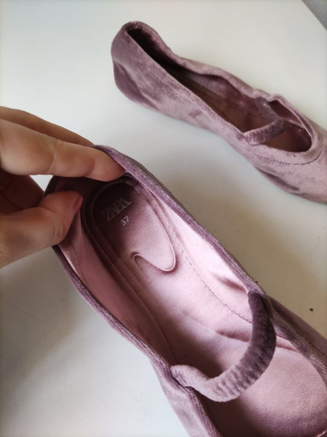 Bailarinas Zara rosas/moradas