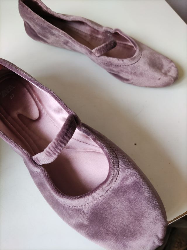 Bailarinas Zara rosas/moradas