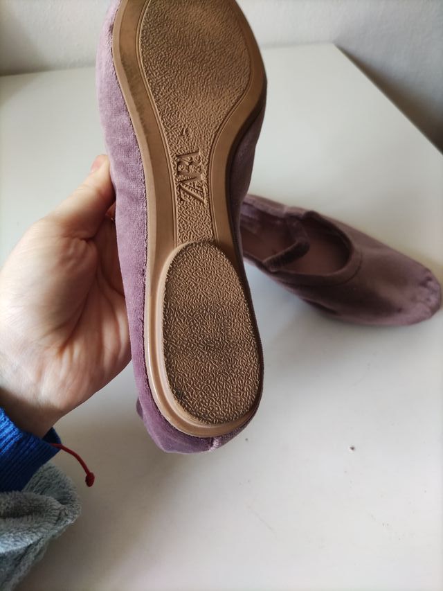 Bailarinas Zara rosas/moradas