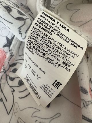 Vestido Bimba y Lola estampado