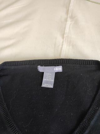 Jersey hombre pico negro