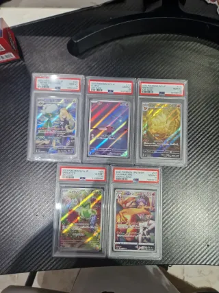 Lote 5 Cartas Pokémon PSA 10