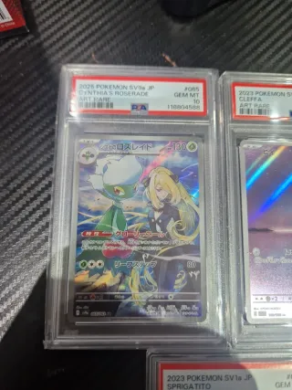 Lote 5 Cartas Pokémon PSA 10