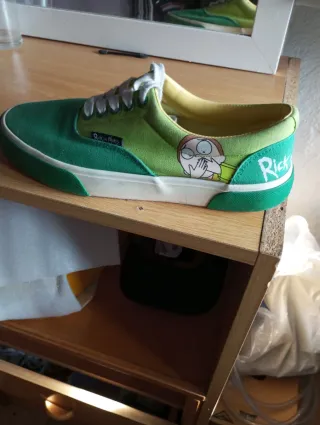Zapatillas Vans Rick y Morty Verdes