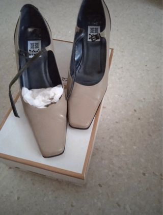 Zapatos Paco Herrero Beige/Verde Talla 37