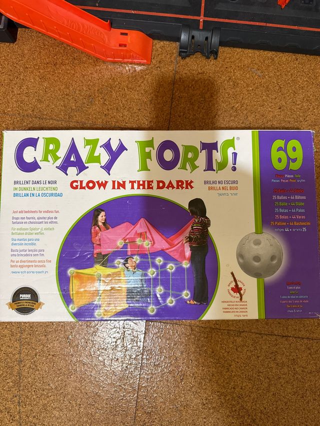 Crazy Forts si illumina al buio 69 pezzi