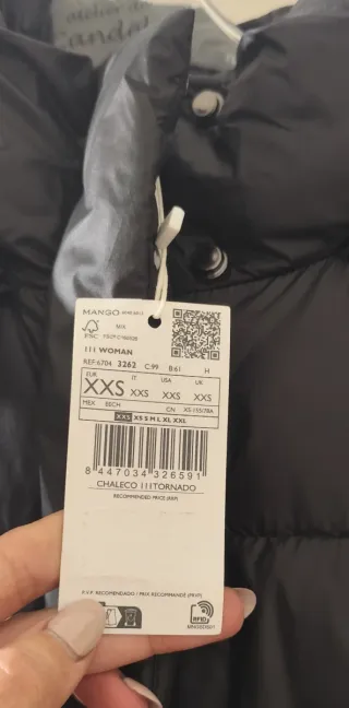 ‼️ NO NEGOCIABLE ‼️  Chaleco Mango con etiqueta