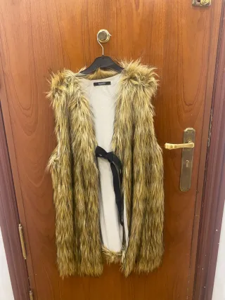 Conjunto Camisa Larga Estampada y Top Azul