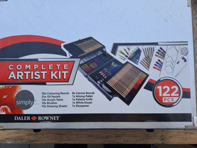 Maletín Completo Artista Daler Rowney 122 Piezas