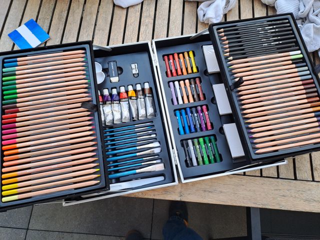 Maletín Completo Artista Daler Rowney 122 Piezas