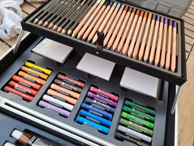 Maletín Completo Artista Daler Rowney 122 Piezas