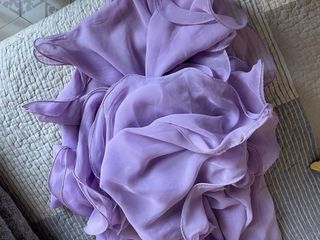 Falda danza oriental morada talla única