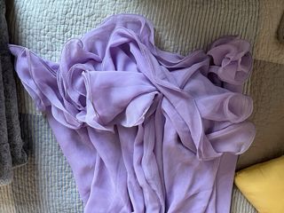 Falda danza oriental morada talla única