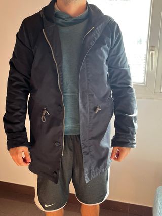 Cazadora/Parka Pull&Bear Azul marino Talla S