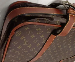 Valigia Louis Vuitton monogram marrone